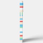 Personalisierte Rot-Minze-Streifen Case-Mate iPhone Hülle (Rückseite / Rechts)