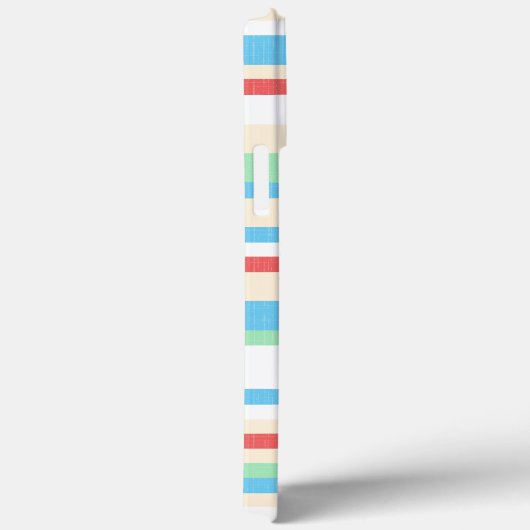 Personalisierte Rot-Minze-Streifen Case-Mate iPhone Hülle (Rückseite / Rechts)