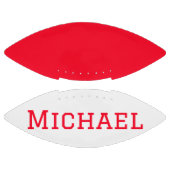 Personalisierte Rot- und Weißfußball Football (Paneele)