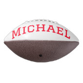 Personalisierte Rot- und Weißfußball Football (Gedreht 270)