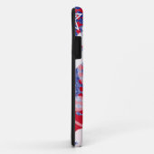 Personalisierte Rot-, Weiß- und Blautöne Case-Mate iPhone Hülle (Hinten/Rechts)