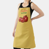 Personalisierte rote Apfel Küchenschürze im Apfel- Schürze (InSitu)