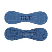 personalisierte rote/blaue Bezeichnung und Initial Baseball (Paneele)