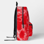 Personalisierte Rote Gefärbte Krawatte Bedruckter Rucksack (Links)