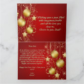 "Personalisierte rote Karte für das neue Jahr" (Innenseite)