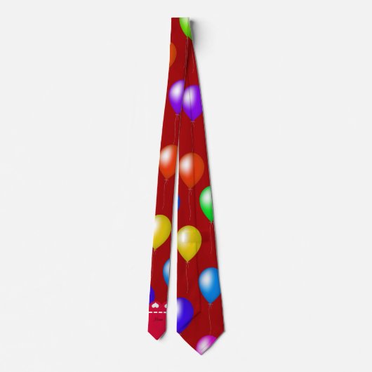 Personalisierte rote krawatte (Rückseite)