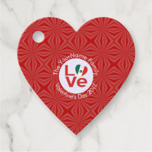 Personalisierte Rote LIEBE