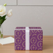 Personalisierte Rote Magenta-Gemeinschaft Geschenkpapier