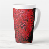 Personalisierte Rote Mayflower Latte Tasse (Rechte Ecke)