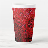 Personalisierte Rote Mayflower Latte Tasse (Vorderseite)