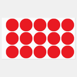 Personalisierte rote Monogramm-Etiketten Etiketten