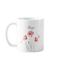 Personalisierte Rote Pfoten Wasserfarbe