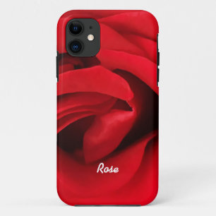 Personalisierte rote Rose Case-Mate iPhone Hülle