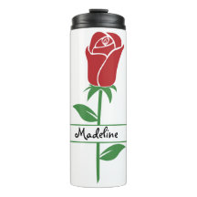 Personalisierte Rote Rose