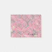 Personalisierte Rote Rosen - Anmerkungen Post-it Klebezettel (Vorderseite)