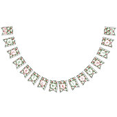 Personalisierte Rote Rosen Green Holly frohe Weihn Wimpelkette (Alle)