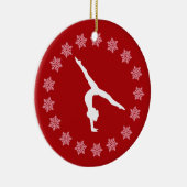 Personalisierte rote und weiße keramikornament (Rechts)