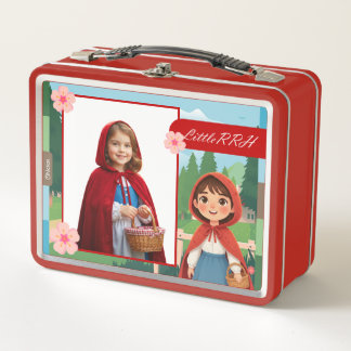 Personalisierte Rotkäppchen-Lunchbox Metall Brotdose