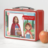 Personalisierte Rotkäppchen-Lunchbox Metall Brotdose (Beispiel)