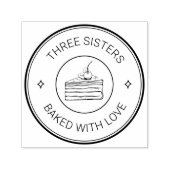 Personalisierte Round Clean Custom-Logo-Lösung Permastempel (Design)