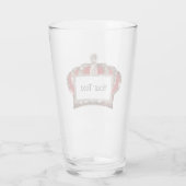 Personalisierte "Royal Crown" Glas (Rückseite)