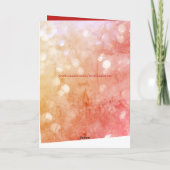 Personalisierte Ruby Anniversary Grußkarte. Karte (Rückseite)