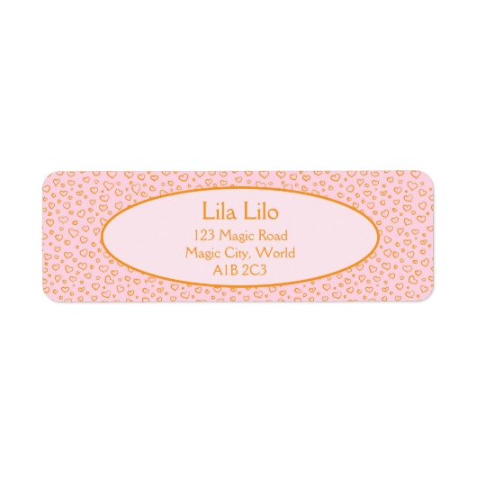 Personalisierte Rücksendeadresse (Vorne)