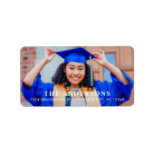 Personalisierte Rücksendeadresse des benutzerdefin Adressaufkleber (Vorne)