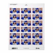 Personalisierte Rücksendeadresse des benutzerdefin Adressaufkleber (Vorne)