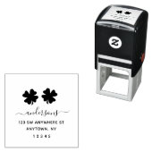 Personalisierte Rücksendeadresse des niedlichen Kl Permastempel (Beispiel)