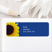 Personalisierte Rücksendeadresse für Sonnenblumen (Insitu)