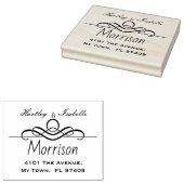 Personalisierte Rücksendeadresse Gummistempel (Stempel)