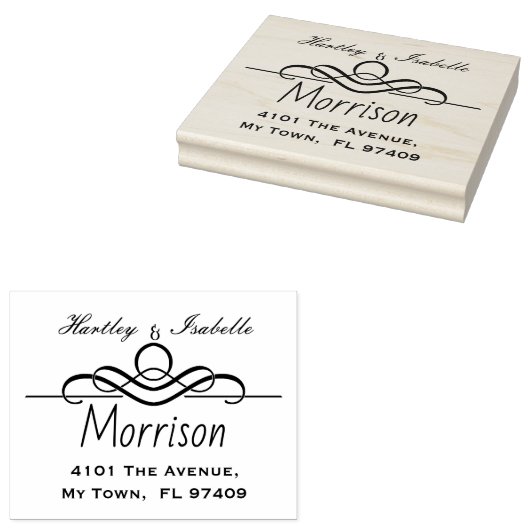 Personalisierte Rücksendeadresse Gummistempel (Stempel)