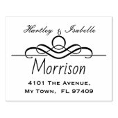 Personalisierte Rücksendeadresse Gummistempel (Prägung)