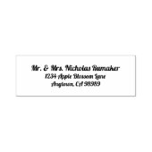 Personalisierte Rücksendeadresse Lässiger Skriptte Permastempel (Design)