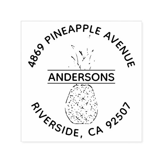 Personalisierte Rücksendeadresse Permastempel (Design)