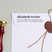 Personalisierte Rücksendeadresse: Permastempel