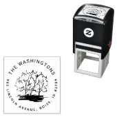 Personalisierte Rücksendeadresse Permastempel (Beispiel)