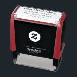 Personalisierte Rücksendeadresse und Telefon Permastempel<br><div class="desc">Einfache Bearbeitung der Briefmarke mit dem Namen und der Straßenadresse eines Paares,  indem Sie oben auf den Button "Personalisieren" klicken. Perfekt für die Rücksendeadresse auf Dankeschön-Karten,  wir haben Benachrichtigungen und Briefe verschoben.</div>