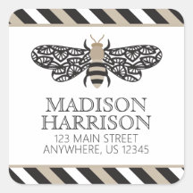 Personalisierte Rücksendeadressen-Aufkleber der La