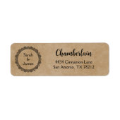 Personalisierte Rücksendeadressen-Aufkleber für Ne (Vorne)