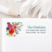 Personalisierte Rücksendeadressen-Aufkleber mit he (Insitu)