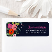 Personalisierte Rücksendeadressen-Aufkleber mit he (Insitu)