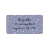 Personalisierte Rücksendeadressen-Aufkleber mit St Adressaufkleber (Vorne)