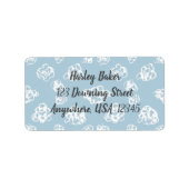 Personalisierte Rücksendeadressen-Aufkleber mit Wo Adressaufkleber (Vorne)