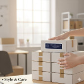 Personalisierte Rücksendeadressen-Aufkleber - Text