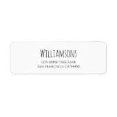 Personalisierte Rücksendemarken (Vorne)