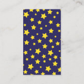 Personalisierte Rufkarte der Weltraumrakete Visitenkarte (Rückseite)