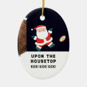 Personalisierte Rugby Collectible Keramik Ornament (Vorne)