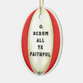 Personalisierte Rugby Gift Keramik Ornament (Links)